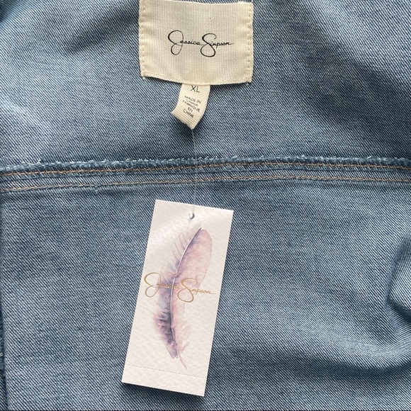 New with Tags | Jessica Simpson Denim Jacket XL - Picture 3 of 13